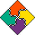 Puzzle Binder logo featuring interlocking puzzle pieces
