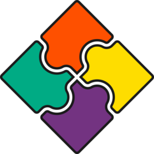 Puzzle Binder logo featuring interlocking puzzle pieces